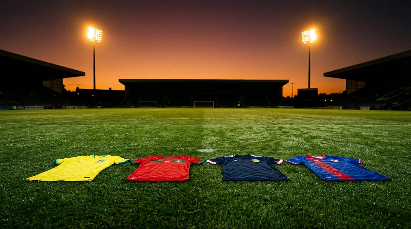 Grúpa C ag Corn an Domhain 2026 — bratach na Brasaíle, Mharacó, na hAlban agus Háítí