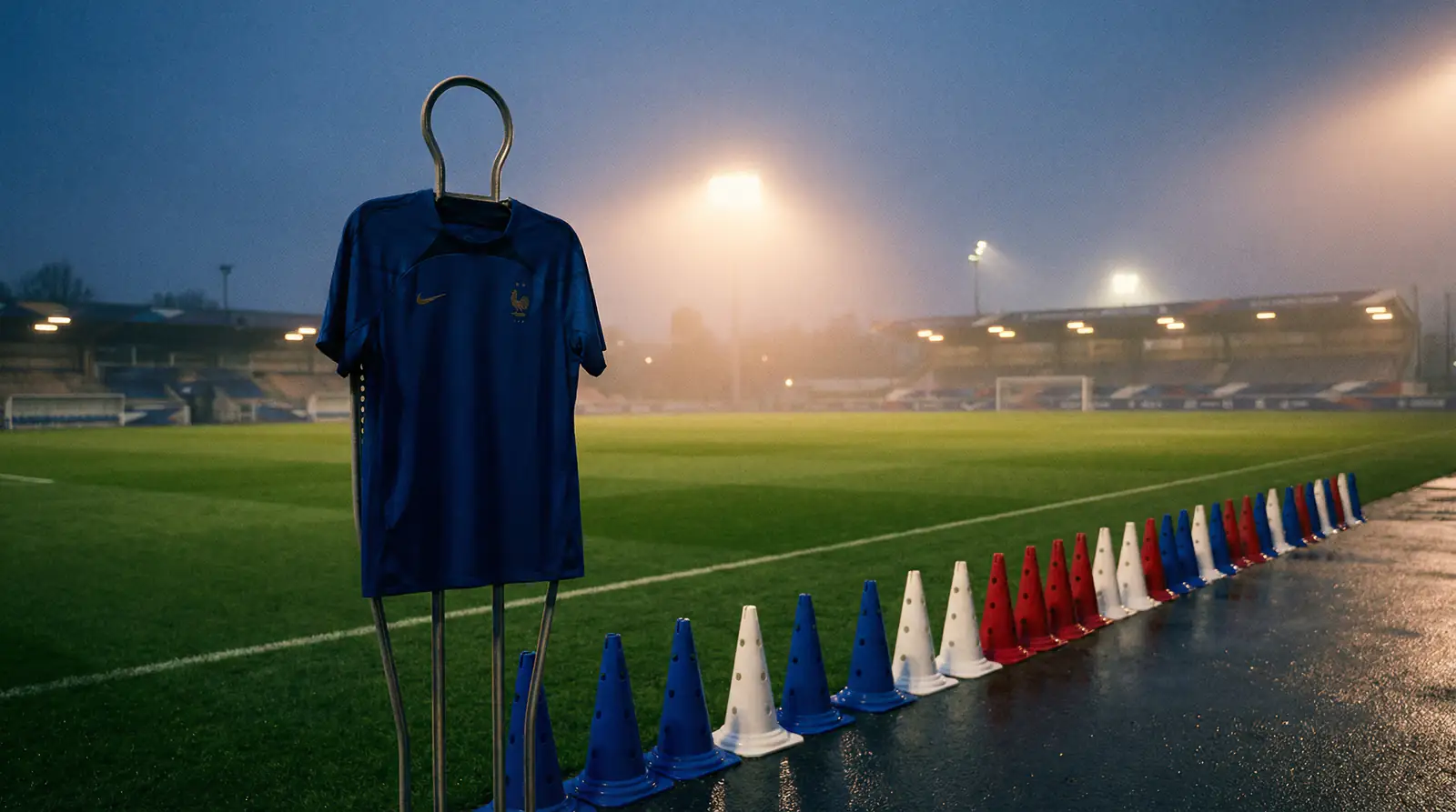 Foireann na Fraince ag traenáil roimh Chorn an Domhain 2026